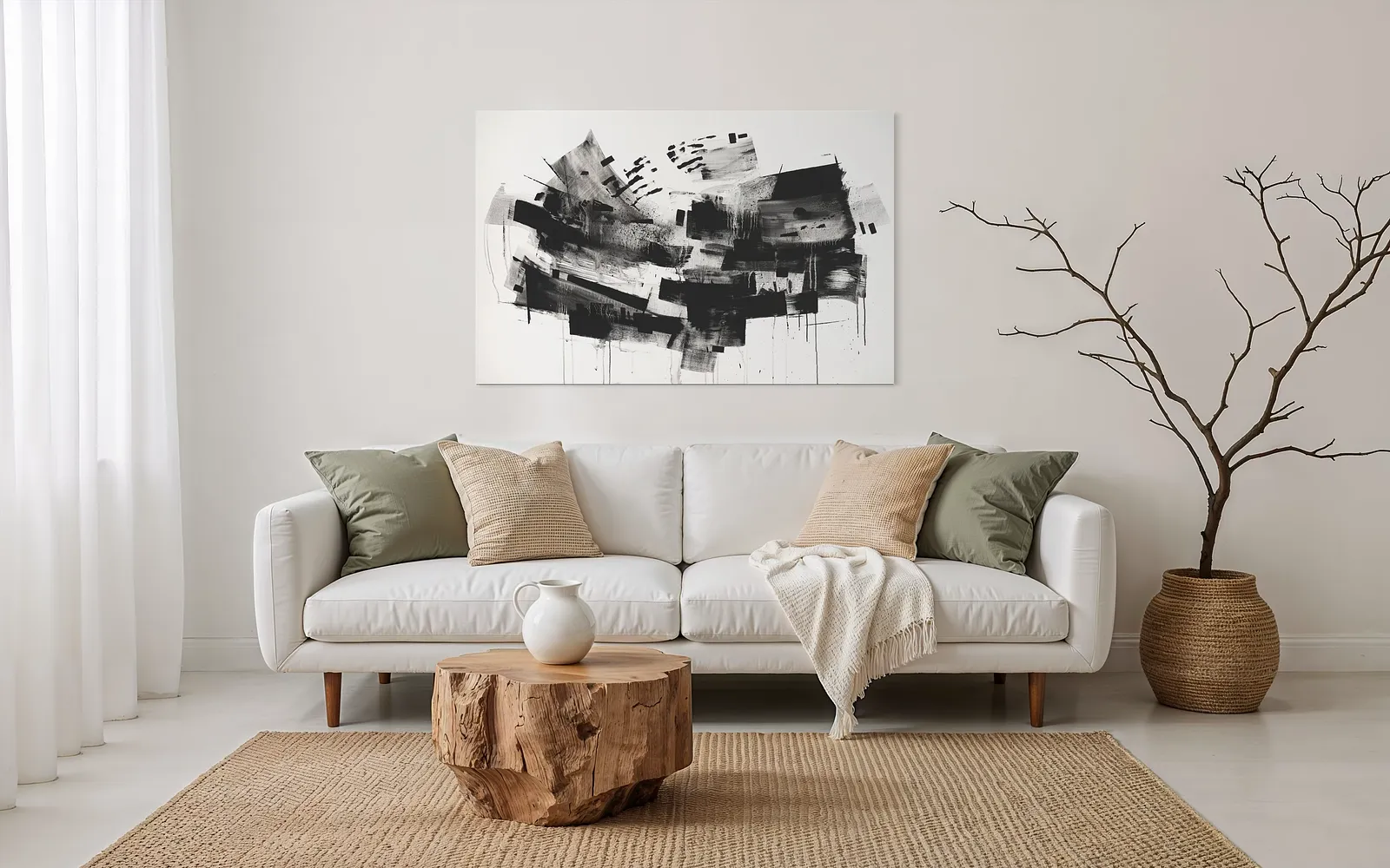 Image of Fading Memories by Maryna Karapetian, size: 146 x 97 cm, made of acrylics, spray paints, canvas, Painting medium, from Barcelona, Spain, part of the Act of Preservation series, priced at €1000 Photo 6 of 7.