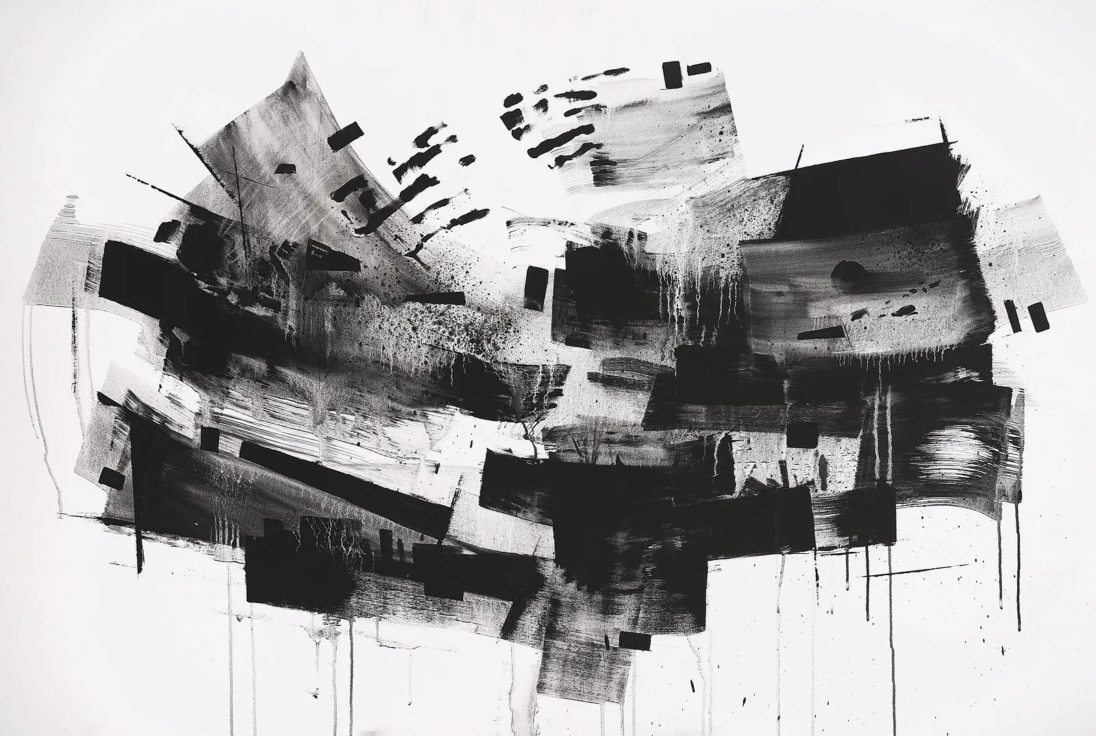 Image of Fading Memories by Maryna Karapetian, size: 146 x 97 cm, made of acrylics, spray paints, canvas, Painting medium, from Barcelona, Spain, part of the Act of Preservation series, priced at €1000 Photo 1 of 7.