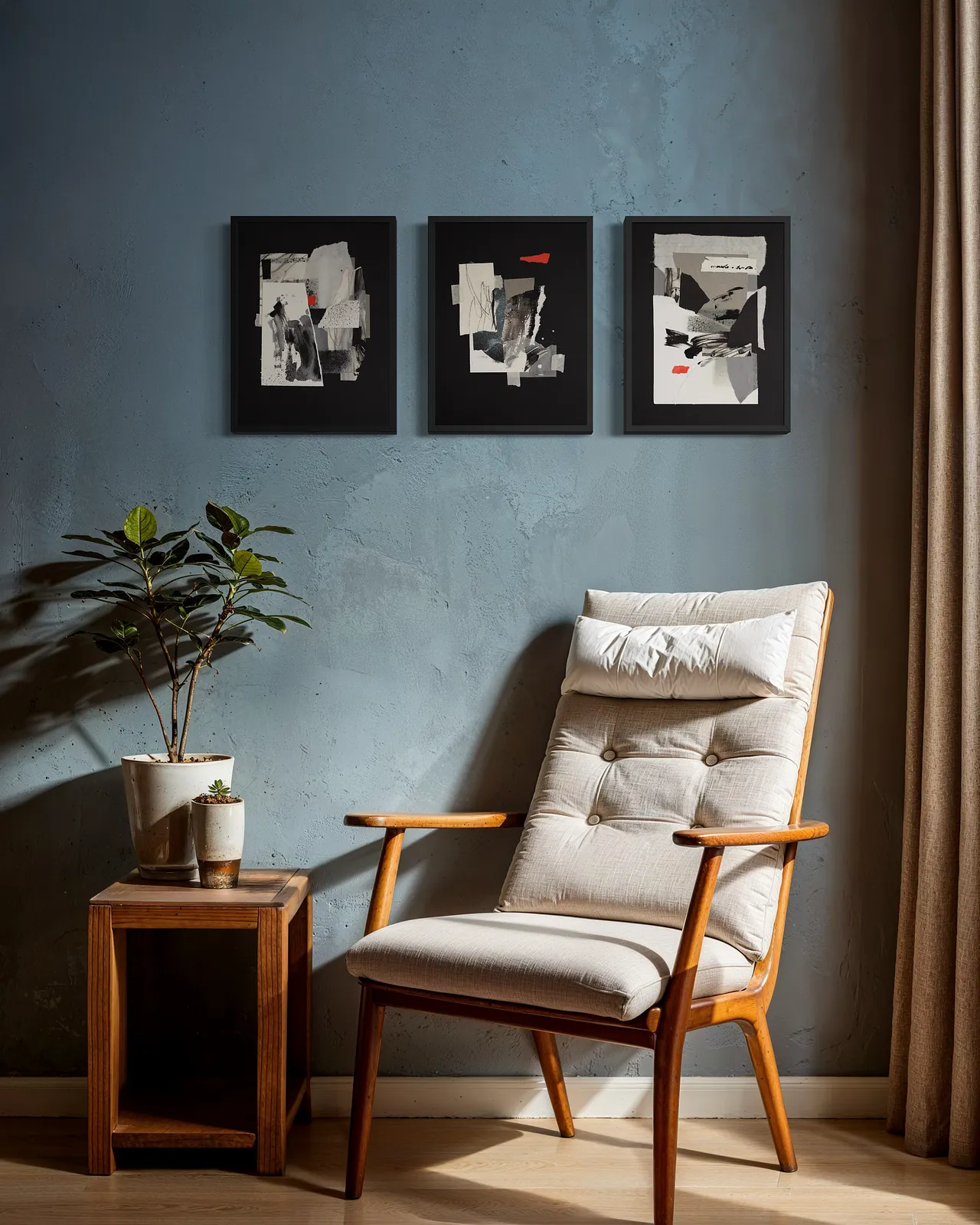 Image of Afterimages: 006 by Maryna Karapetian, size: 30 x 40 cm, made of charcoal, watercolours, acrylics, paper, Collage medium, from Barcelona, part of the Afterimages series, priced at €80 Photo 4 of 4.
