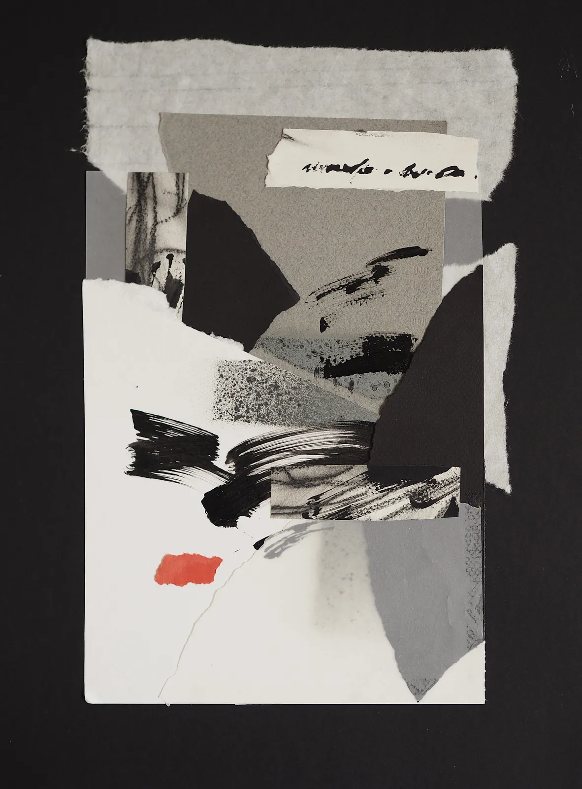 Image of Afterimages: 007 by Maryna Karapetian, size: 30 x 40 cm, made of charcoal, acrylics, paper, Collage medium, from Barcelona, part of the Afterimages series, priced at €80 Photo 1 of 3.