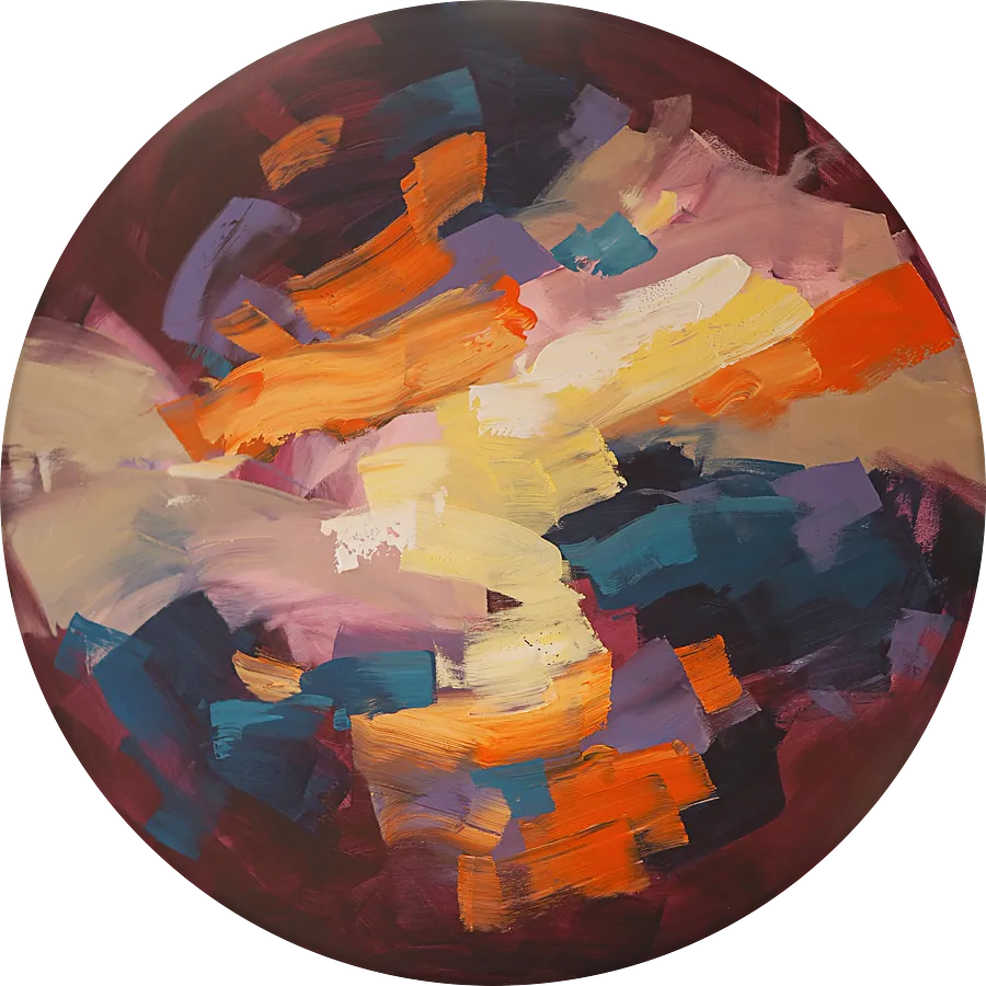 Image of Untitled by Maryna Karapetian, size: 90 x 90 cm, made of acrylics, canvas, Painting medium, from Barcelona, part of the Individual Artwork series, priced at €650